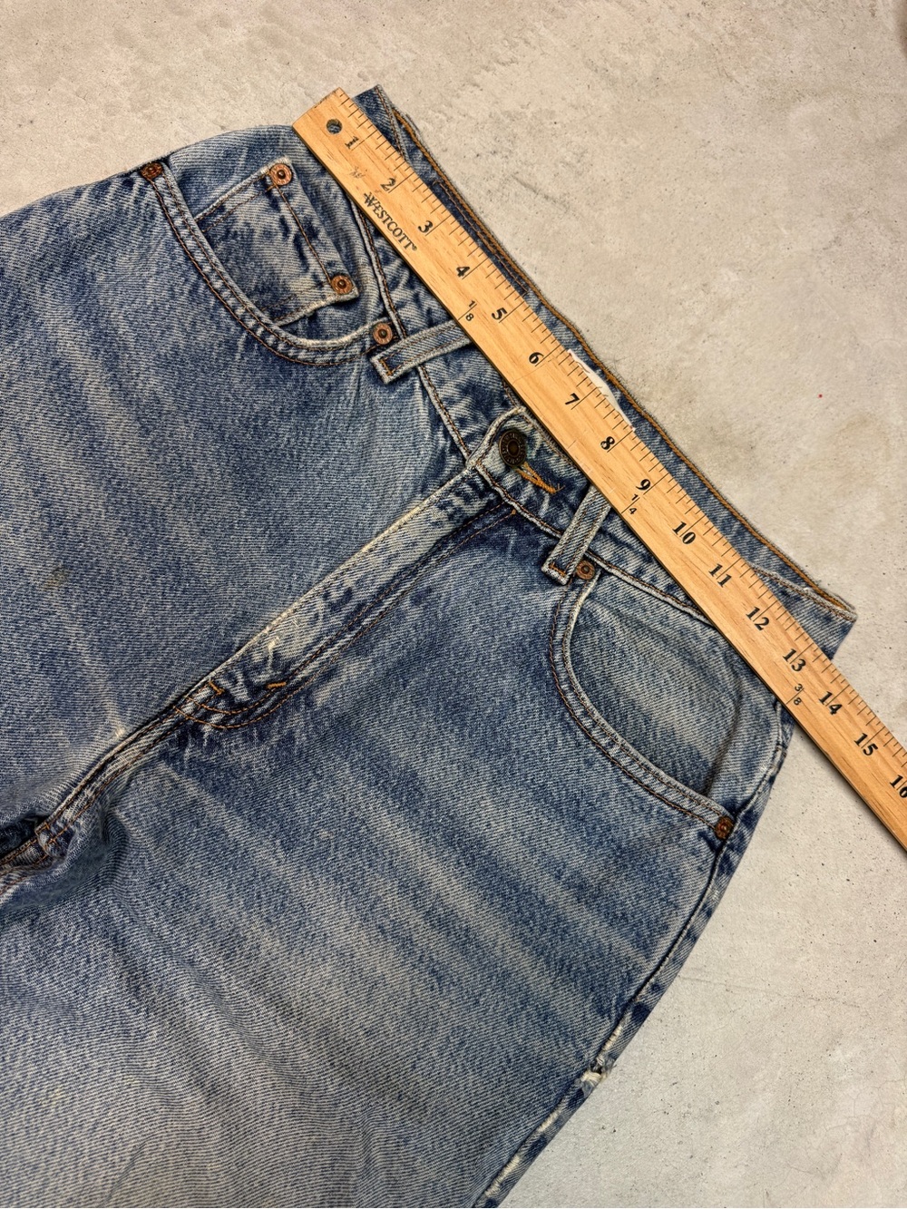 Levi's x Fixed by Fox | Light Wash High-Waisted Jeans - Picture 4 of 5